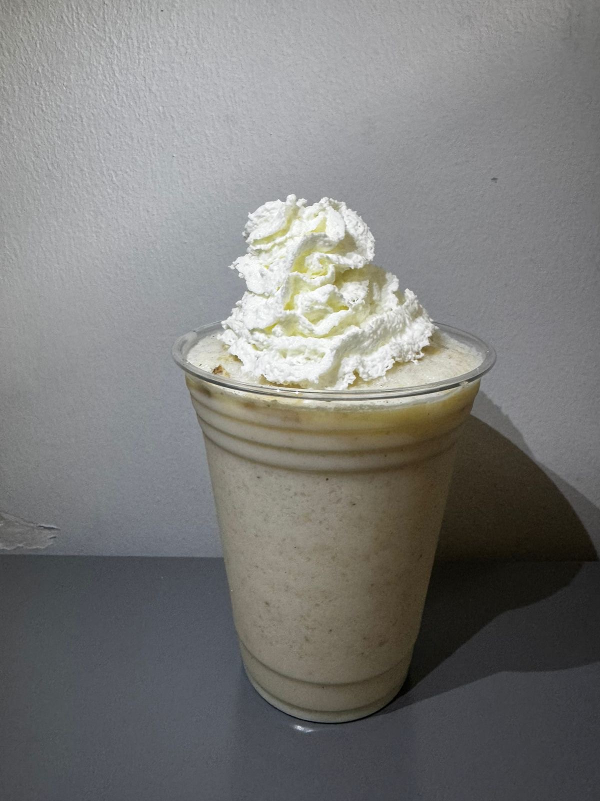 Frappe de vainilla con crema