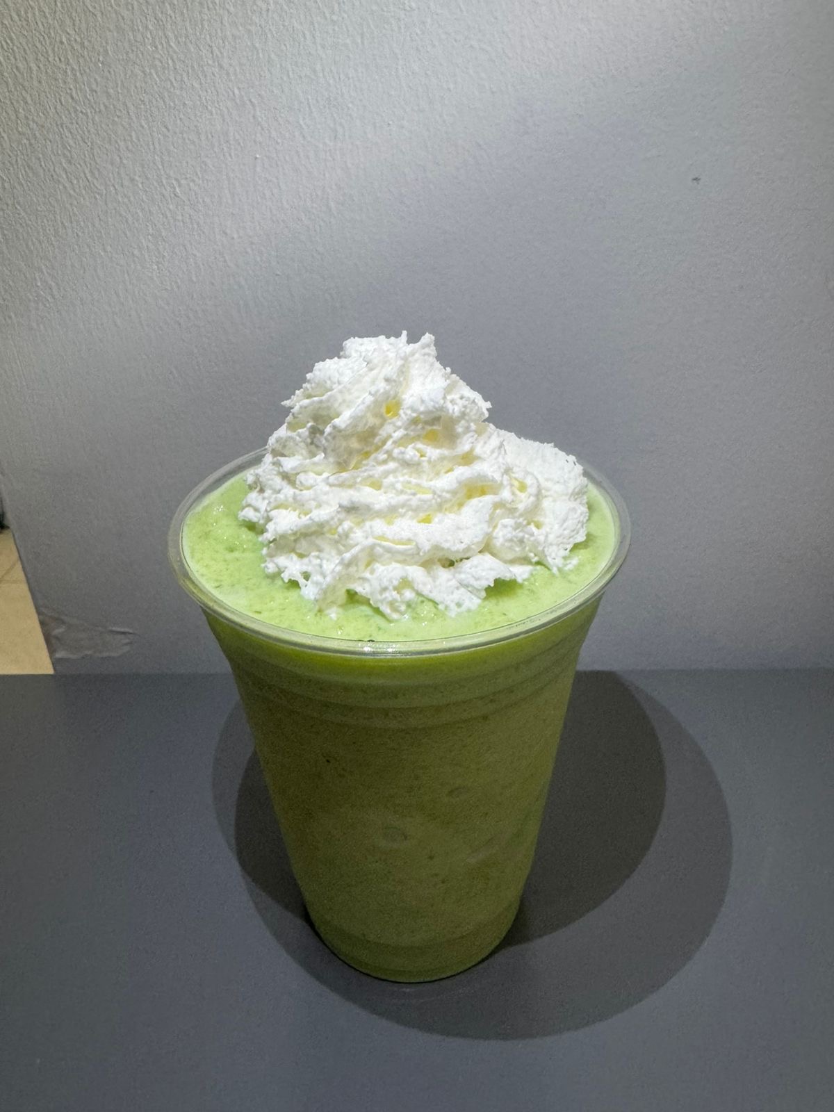 Frappe de matcha verde