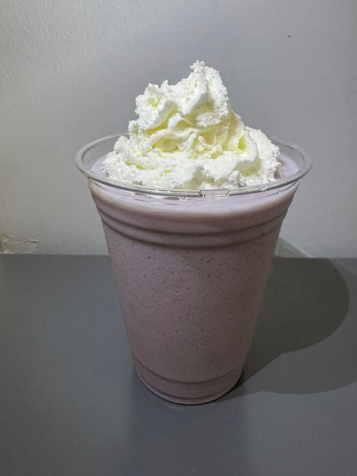 Frappe de fresa rosa